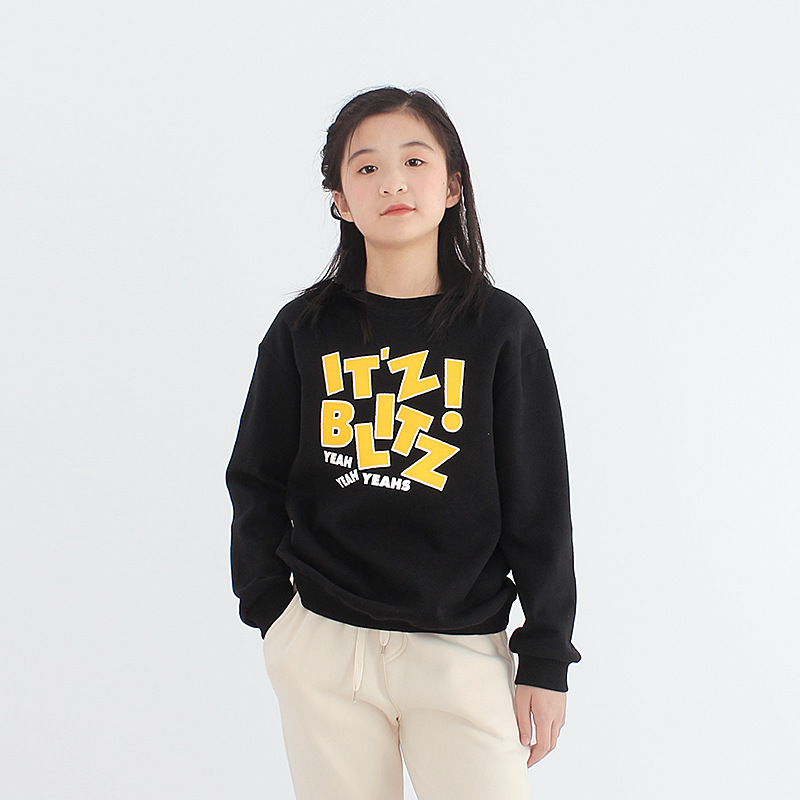 Primavera y otoño ropa de estilo coreano para niños nuevos suéter de manga larga para niños medianos y grandes camisa de fondo engrosada para niños suéter de niñas al por mayor