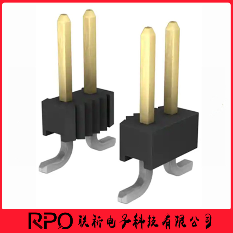 5-146130-4 51461304 2.54mm间距 10pin 插针 针座 连接器