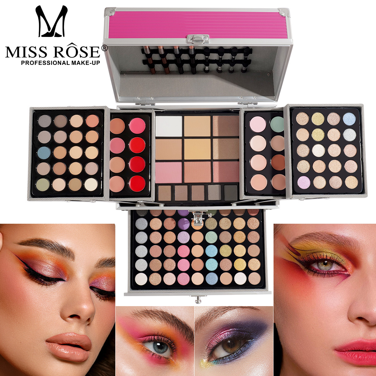 Set de Paleta de Maquillaje Completo Multicolor image 1