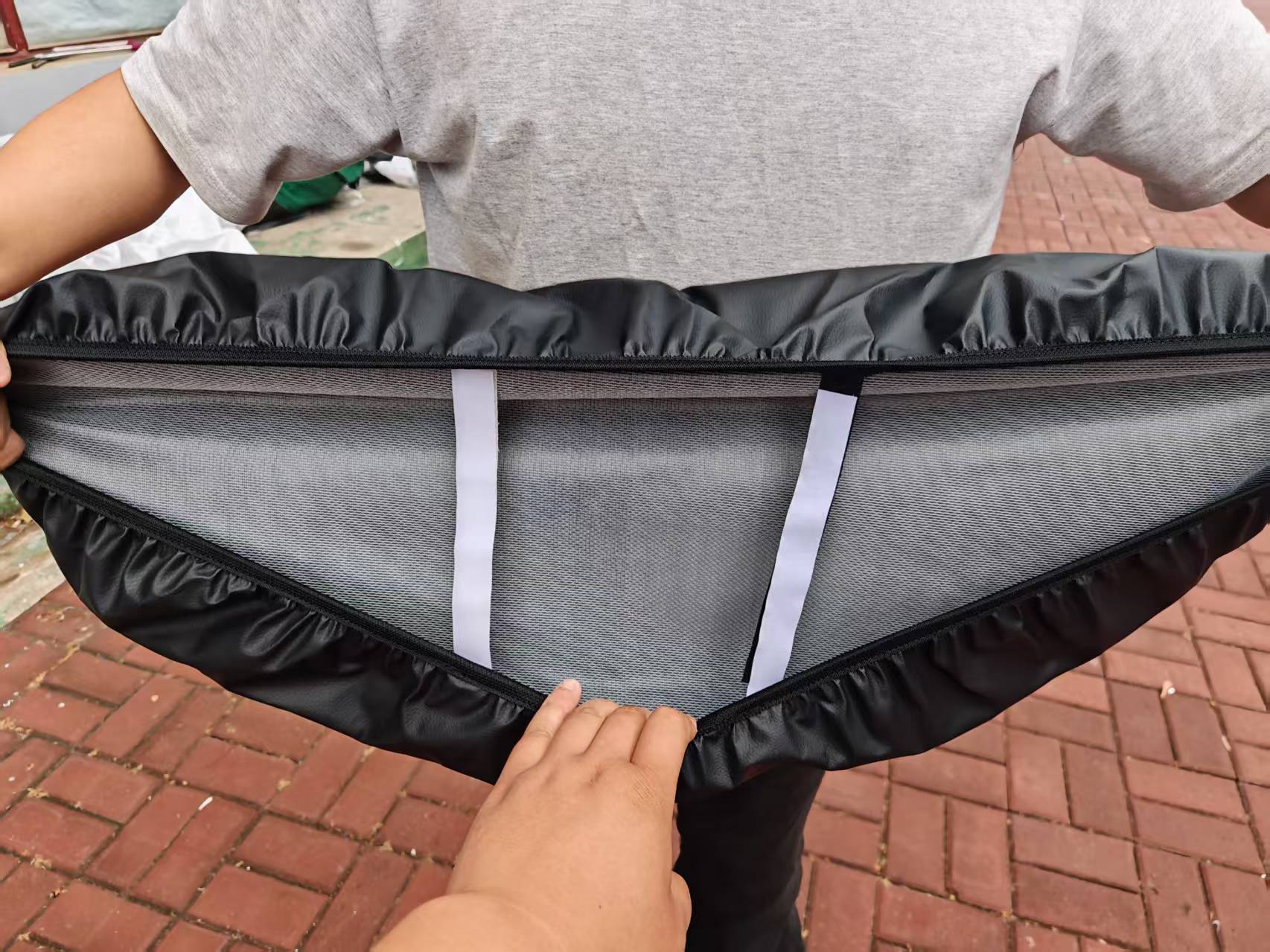 Fábrica directa Yadi Emma cojín de automóvil eléctrico cubierta de asiento impermeable de verano protección solar cuatro estaciones cubierta de asiento de cuero impermeable universal