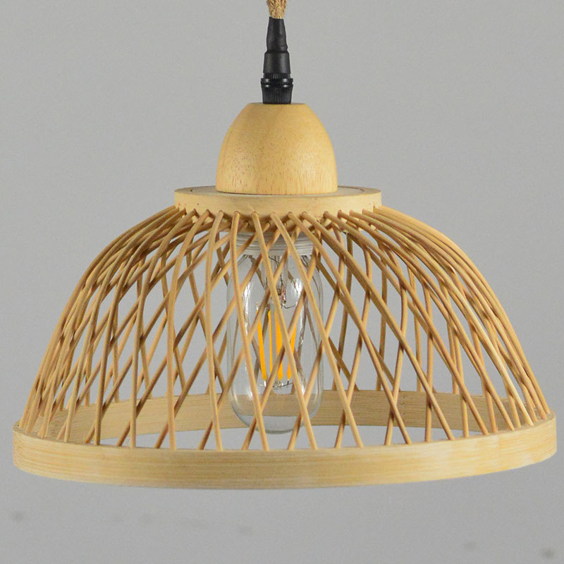 Transfronteriza plug-in de ratán ajustable lámpara de pared granja vintage ratán lámpara de bambú comedor sala de té balancín brazo lámpara de pared