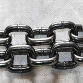 矿用起重链条 锻造不锈钢吊装高强度起重链 圆环黑色链条