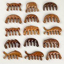 ��Ȼ��z̴ľ�^�����j��Ħ����o�Ó�lSandalwood Massage Comb