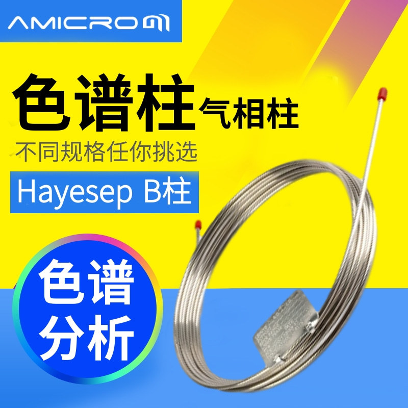 Hayesep B气相色谱柱不锈钢填充柱色谱分析柱气体分离柱国产GC柱