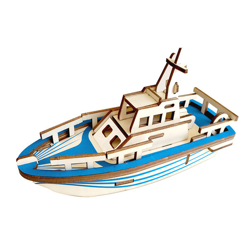 Wooden 3D Puzzle Building Model Toy for Children Aged 6+ and Above, Suitable for Boys and Girls, Handmade Gift, Street Stall