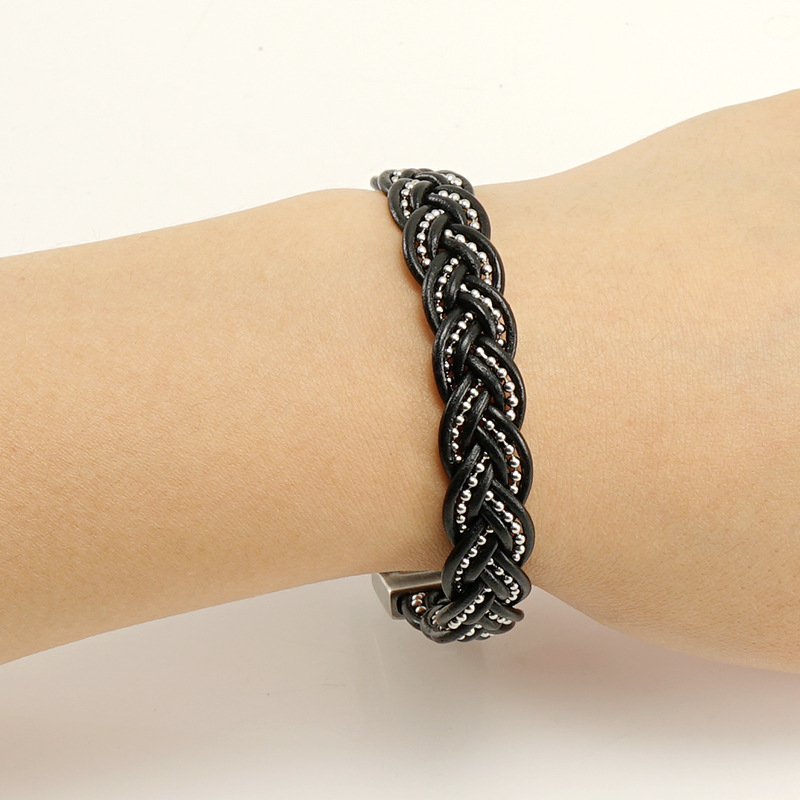 1 Piece Simple Style Twist Oil Rope Handmade Chain Unisex Bracelets