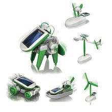 太陽能玩具汽車蜘蛛螞蟻6合1太陽能DIY機器創意兒童新奇拼裝玩具