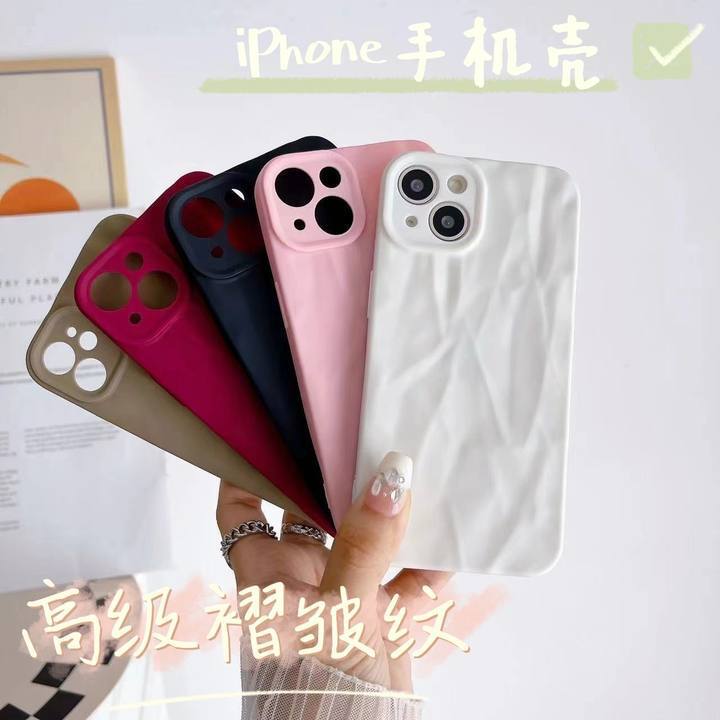 Wrinkle-Resistant Anti-Wear Apple 17 Phone Case Suitable for High-End Solid Color iPhone 16 Anti-Drop 15 Phone Protective Cover