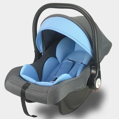 Car child safety seat Seat for Children Aged - blue-double-layer