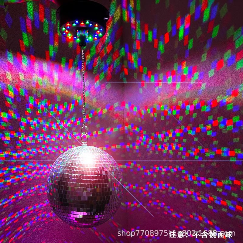 クロスボーダーディスコ回転モーターライトモーターダンスパーティーレトロ装飾LEDライト（ガラスボールを除く）|undefined