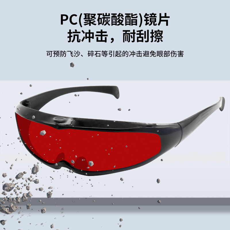 gafas de protección láser 266nm355nm515nm belleza picosegundos anti-luz verde gafas láser industriales