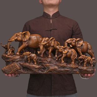 Elephant Ornaments, Lucky Crafts, Auspicious Entrance Decorations, Tv Cabinets, Living Room Wine Cabinets, Office Housewarming Gifts