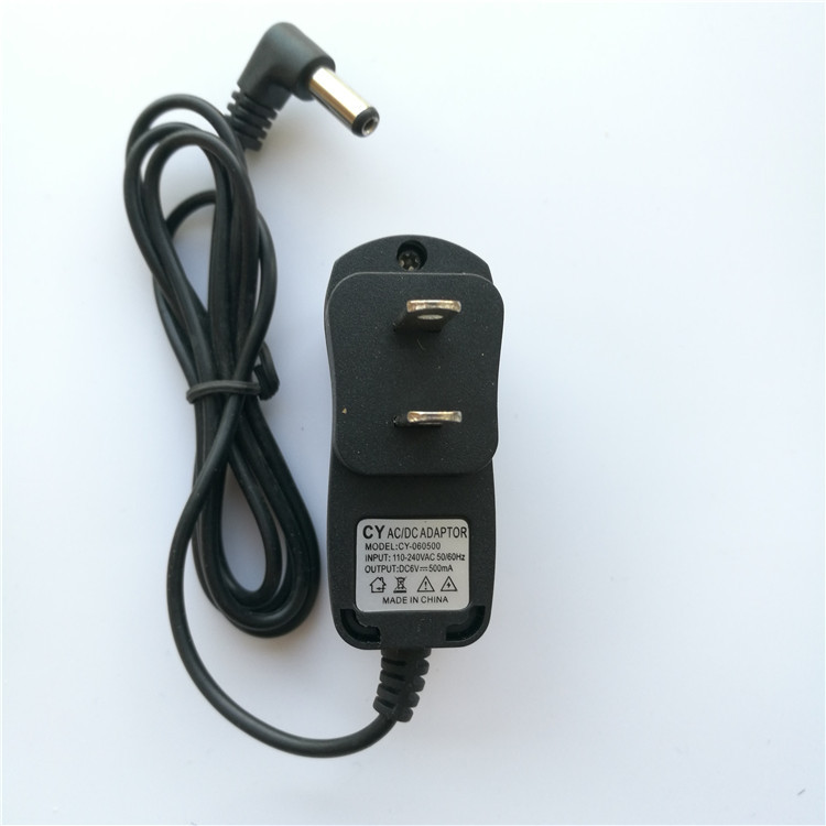 电子秤充电器圆孔6V通用型台秤电子称充电线电池4V圆头冲电器配件