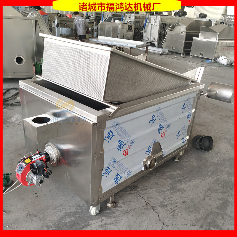 燃气鸡爪油炸机 自当出料猪蹄油炸锅 土豆片红薯片油炸锅