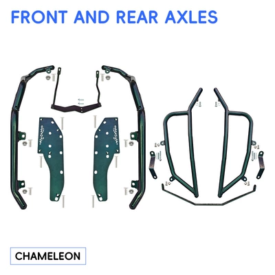 Motorcycle bumper, crash guards, front and rear - chameleonenhanced-front-bumper-rear-bumper