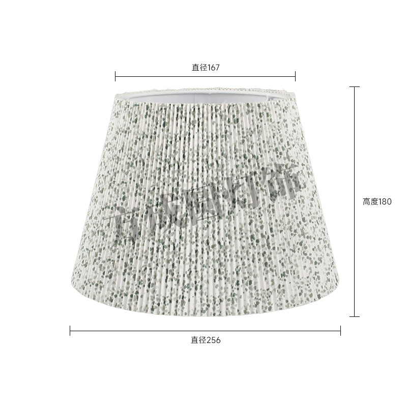Pantalla de lámpara de parche plano plisado, pequeña lámpara de mesa de tela de dormitorio floral fresca, pantalla de lámpara, lámpara de pie de hotel, accesorios de carcasa de pantalla de lámpara
