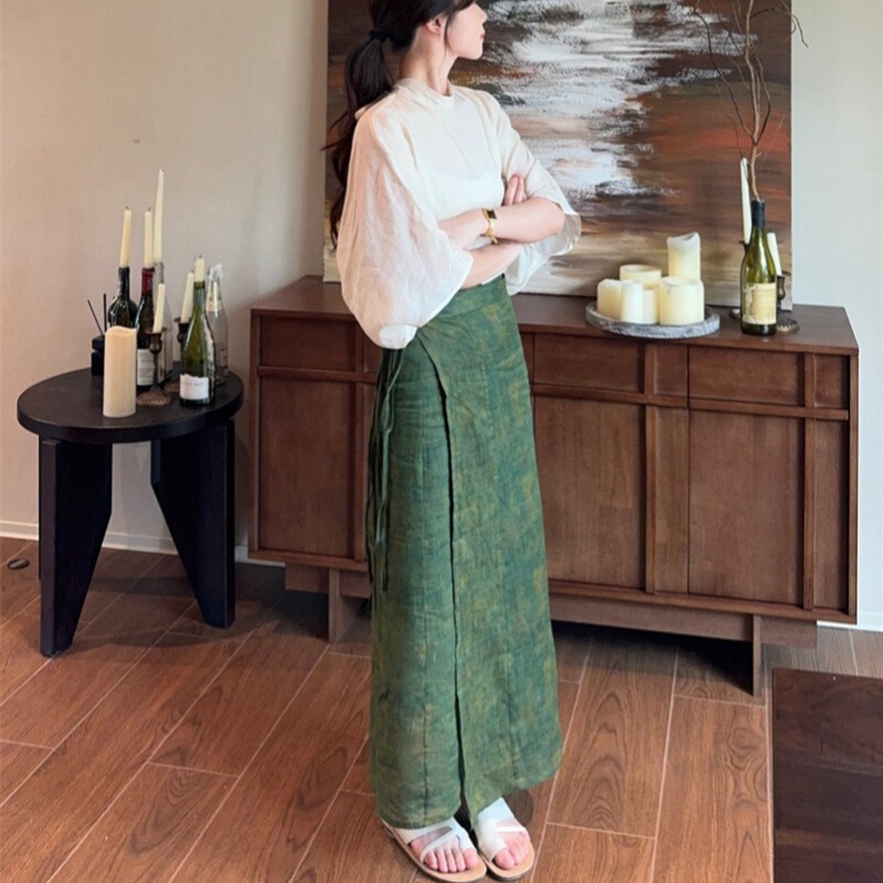 New Chinese-Style Zen-Inspired Women's Set 2026 Spring/Summer New Minimalist Unique Niche Non-Replicated Dress