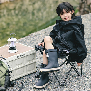 New Japanese Children's Rain Boots for Boys and Girls Big Kids Baby Rain Boots for Primary School Students Lightweight Waterproof Non-slip Water Shoes