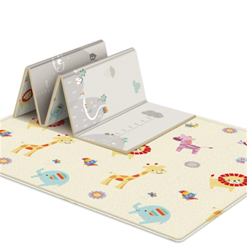 Foldable детский игровой коврик для ползания для гостиной, напольный коврик из пеноматериала, увеличенная толщина