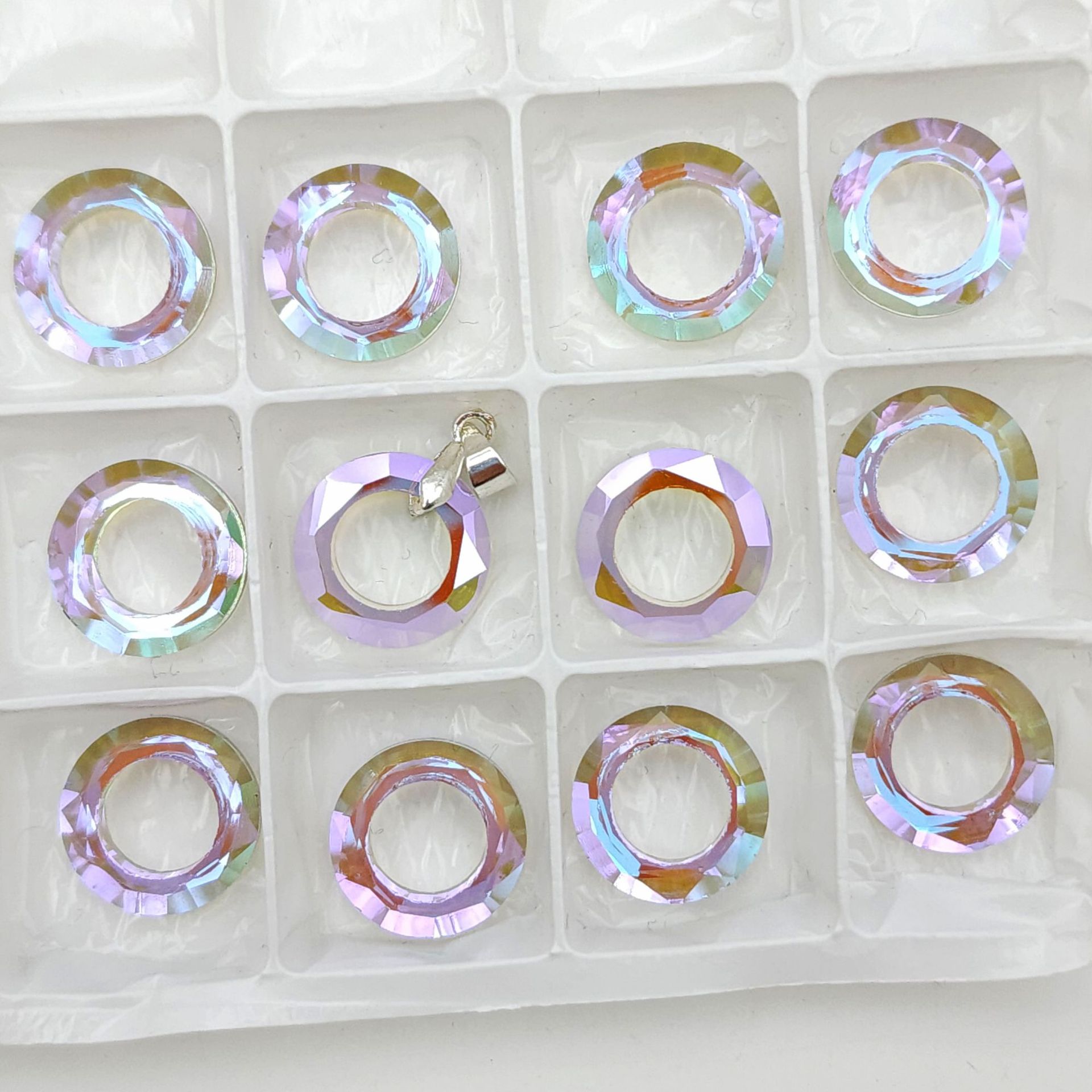 魅影紫—14mm天使环 / 无扣吊坠