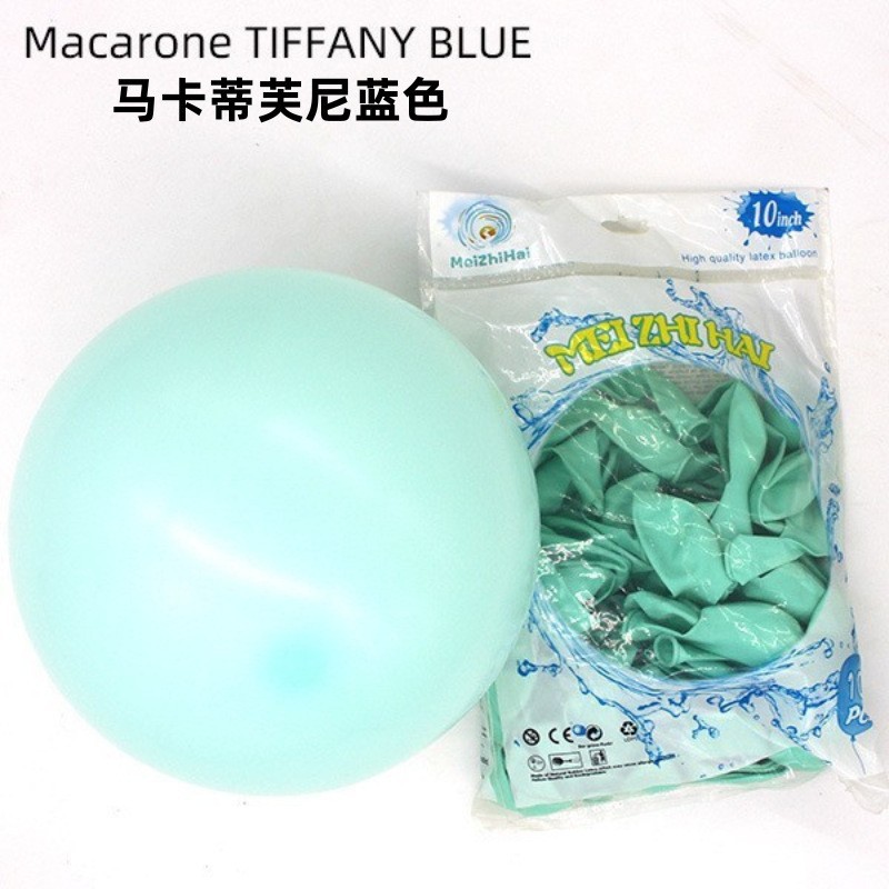 Customizado 10 pulgadas engrosado macarón globos al por mayor dulces globos decoración de la decoración de la casa de boda