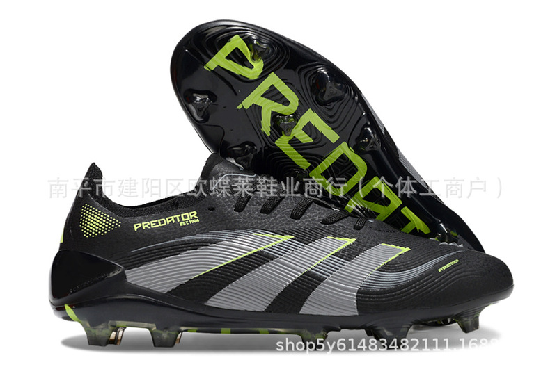 莆田厂家跨境外贸猎鹰25足球鞋FG钉针织有鞋带Predator  Elite|undefined