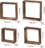 Wooden square dynamic suspension, country stand, eye shadow, nail decoration