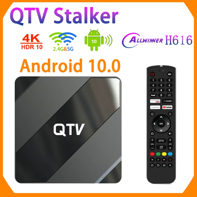 Внешнеторговый взрыв QTV, промежуточный ключ H616Android10 IPTV Stalker Cross - перекрестныйностранная торговля Q5 box