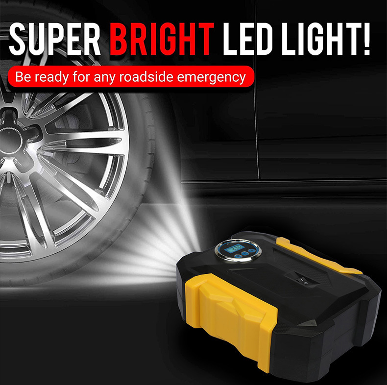 Multifunctional Car Portable Inflator Car Home Dual-Use SUV Portable Tire Inflator