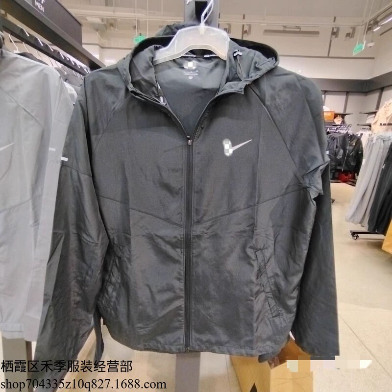 Men's sports jacket, windbreaker for spring and autumn, quick-dry, casual running, woven fabric, windproof, athletic training coat, DD wholesale