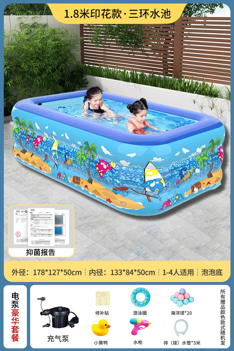 Ocean printing 180 three layers (extra thick bubble bottom) [luxury package]