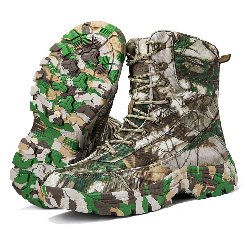 Botas de caza de la selva al por mayor botas de guerra botas militares botas de caza image 1