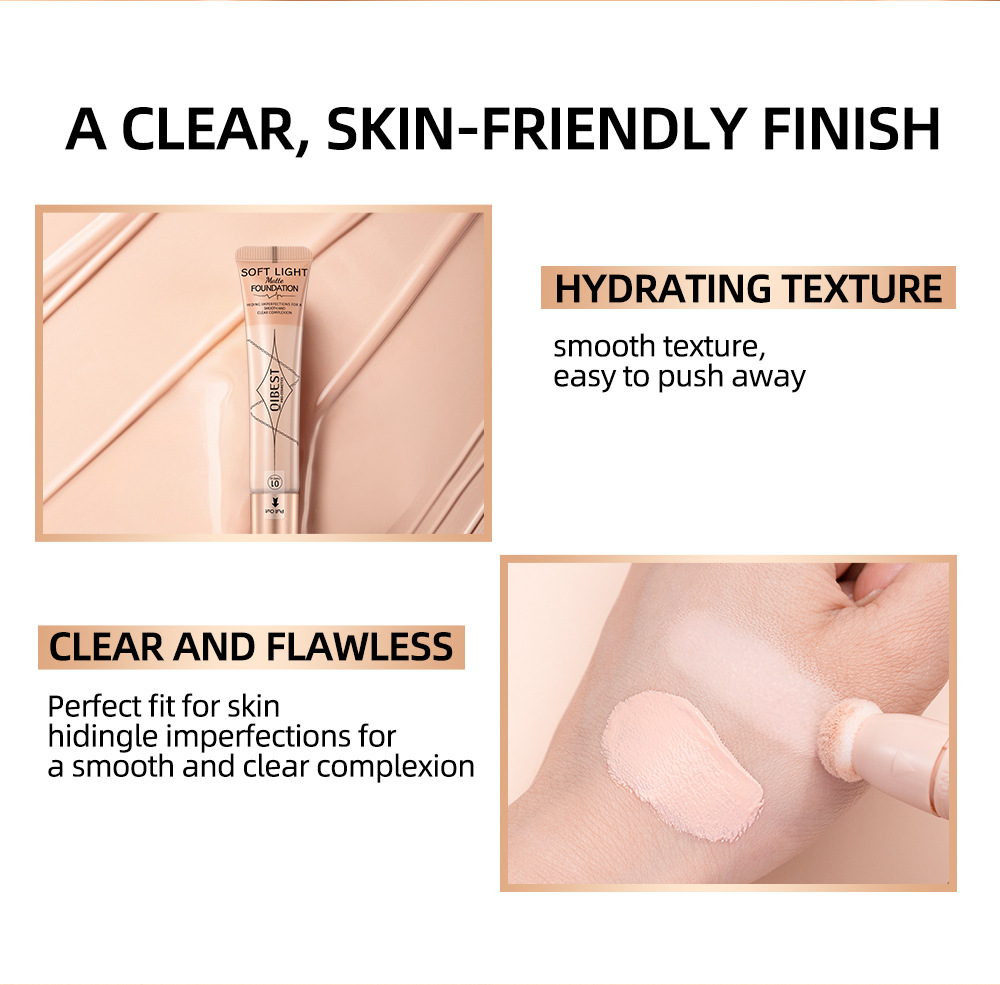 Carina QiBest – correcteur à coussin d'air, liquide mat, couvre les Pores invisibles, crème de fond de teint hydratante naturelle_voghion.com