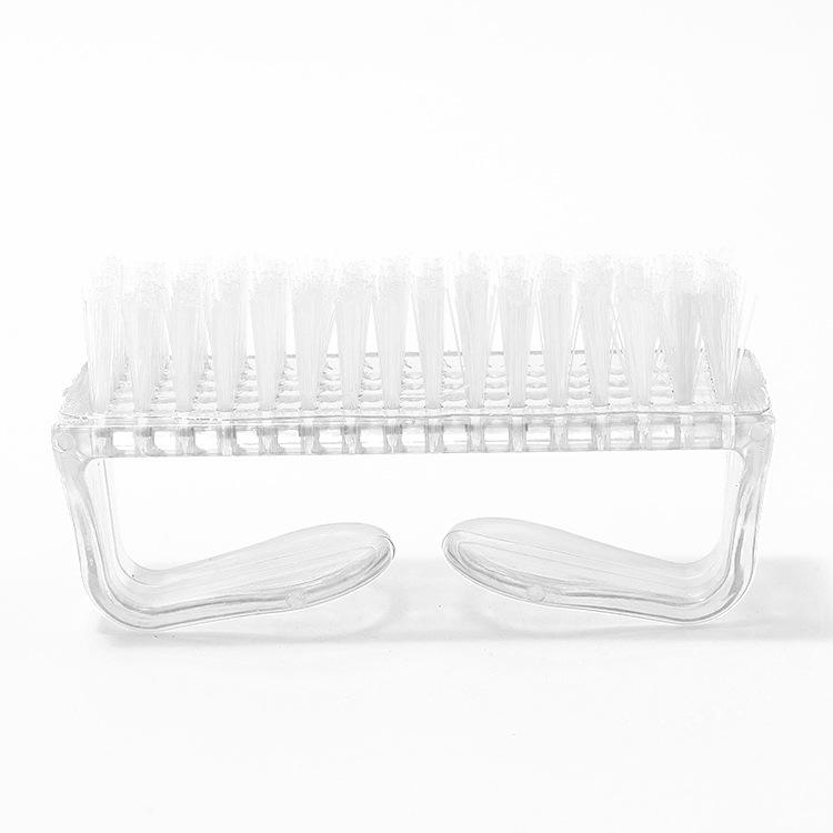 Herramientas de uñas cepillo de cuerno de plástico grande polvo de uñas cepillo de polvo cepillo de cuerno Limpieza de uñas Herramientas de limpieza