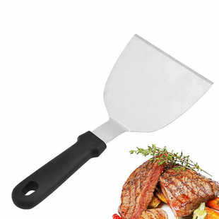 Stainless Steel Burger Spatula, Steak Spatula, Teppanyaki Spatula, Cooking Spatula, Thickeneded Steak Spatula, Pancake Tool Spatula, Pizza Spatula