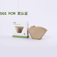 101咖啡滤纸扇形咖啡纸v型咖啡纸茶叶 过滤纸挂耳咖啡过滤袋