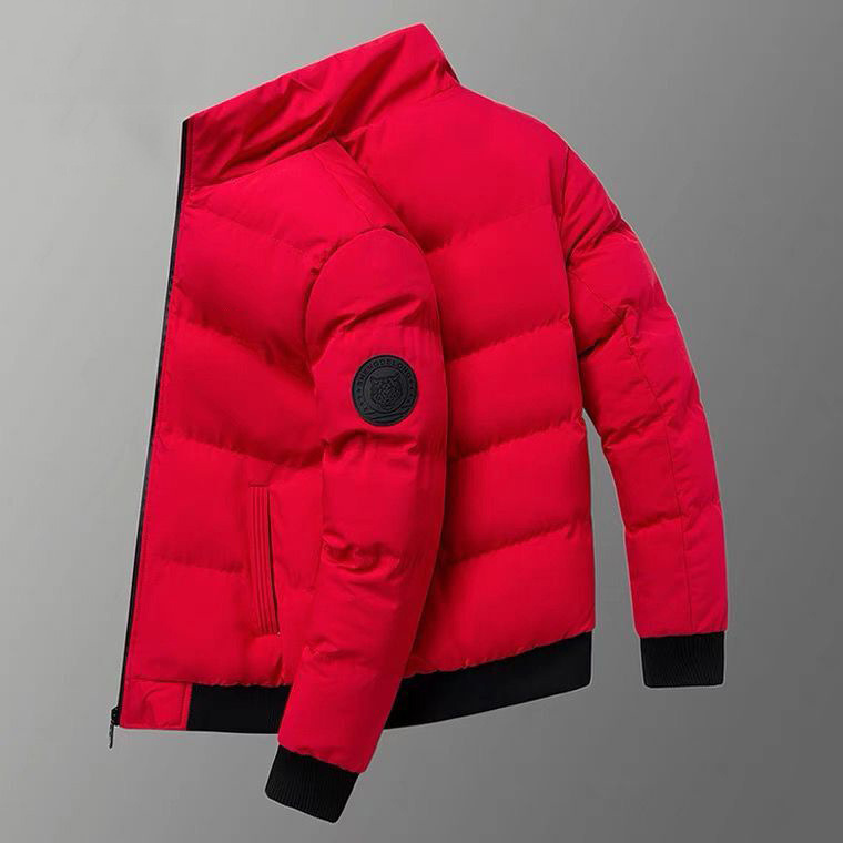 Marca chaqueta acolchada de algodón de plumas chaqueta acolchada de algodón de cuello alto cálido de invierno para hombres nueva chaqueta acolchada a prueba de frío acolchada casual