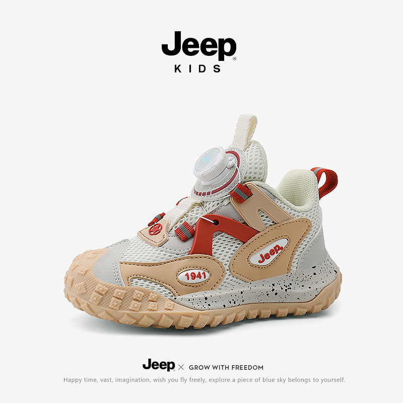 ジープ子供靴【森山の道】男の子用メッシュスポーツシューズ夏用通気性ランニングシューズ2025年新作メッシュシューズ|undefined
