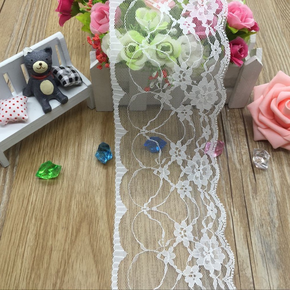 厂家直供 无弹蕾丝花边DIY 服装内衣辅料398# 9cm