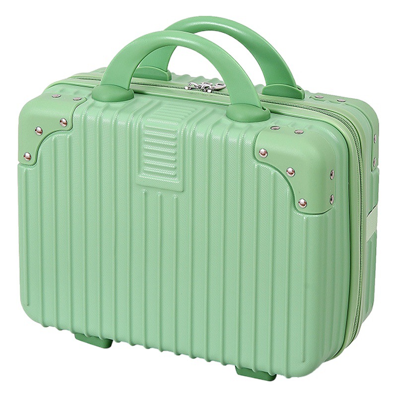 Caja cosmética pequeña personalizada Mini maleta pequeña Bolsa de almacenamiento de maleta de 14 pulgadas Caja de contraseña de equipaje de viaje portátil