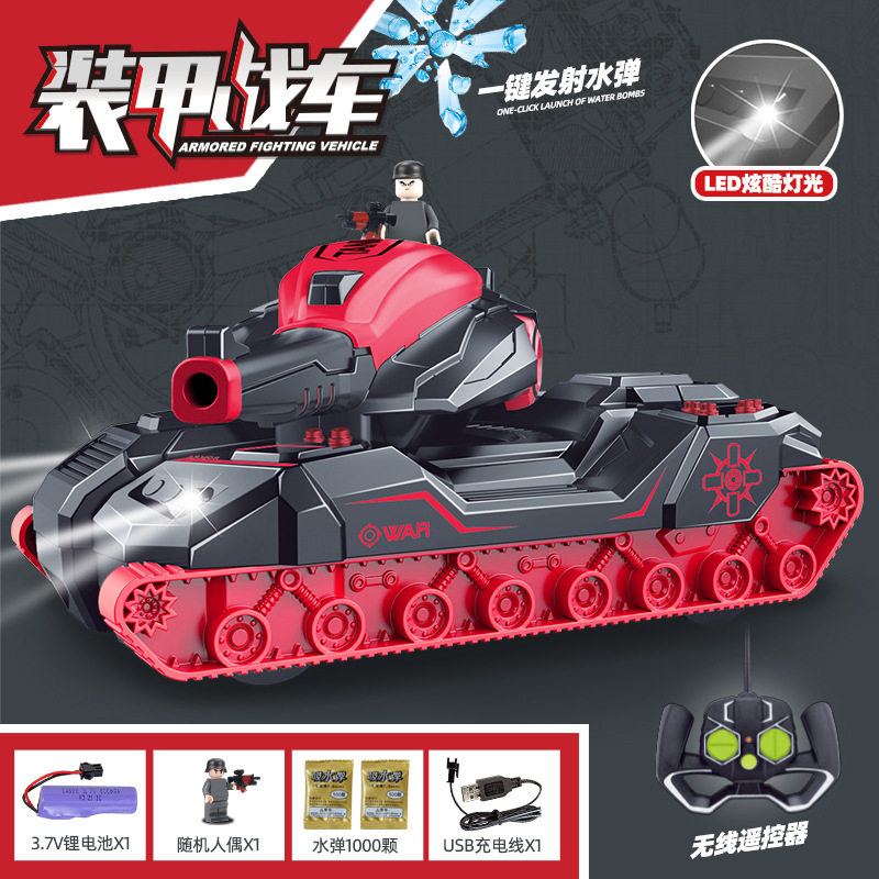 La muñeca de los niños calientes transfronterizos tanque de control remoto bomba de agua coche niño gesto de inducción deriva truco coche blindado regalo