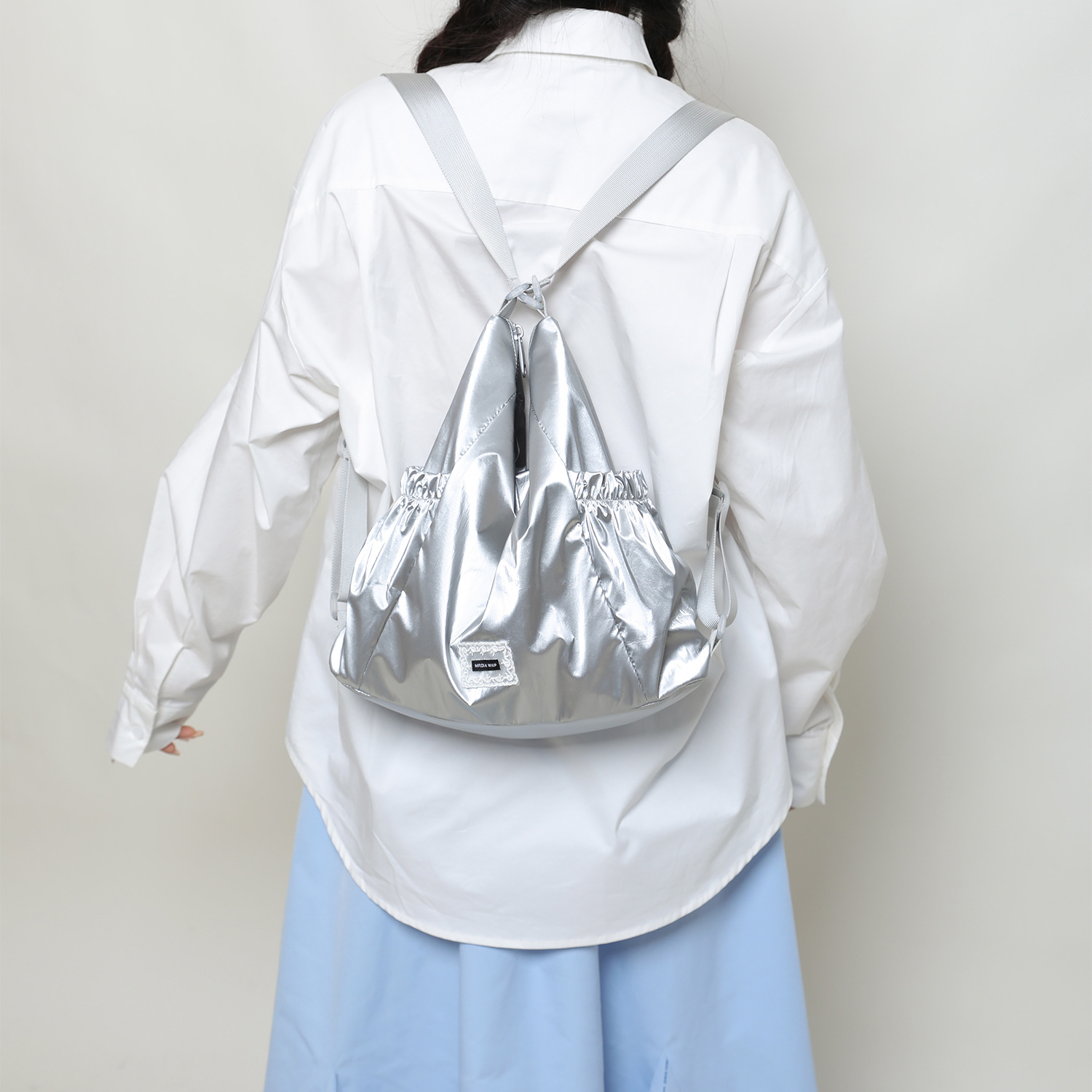 2025 Large Capacity Commuter Tote Bag Multifunctional Nylon Crossbody Bag Versatile Designer Niche Style For Girls - Thumbnail 4