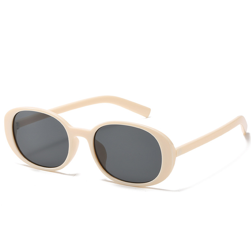 Gafas de sol ovaladas estilo coreano, gafas de ojo de gato retro con montura pequeña, venta directa de fábrica