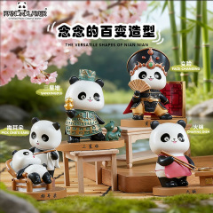 パンダゲーマーかわいい装飾品オープンボックスシリーズデスクトップトレンディなマイクロインタラクティブ装飾品顔が変わる鍋フィギュアギフト