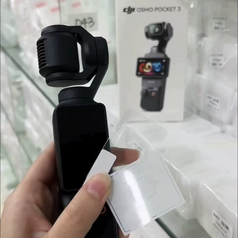 [适用 DJI 大疆 pocket4 口袋 云台 玻璃 钢化膜 AF 电镀 高清 秒贴 定位 保护膜]
