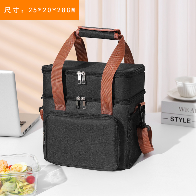 Bolsa de almuerzo de commuerzo de viaje, bolsa de aluminio grande, bolsa de almuerzo gruesa, bolsa de almuerzo, bolsa de almuerzo, bolsa de mano