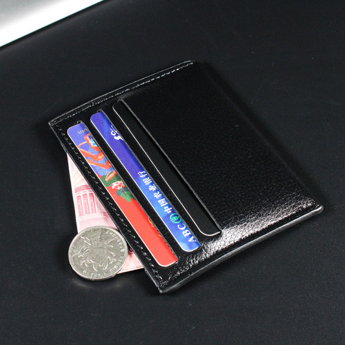 厂家直销创意简约卡包荔枝纹超薄大容量多卡位卡夹公交卡卡套批发