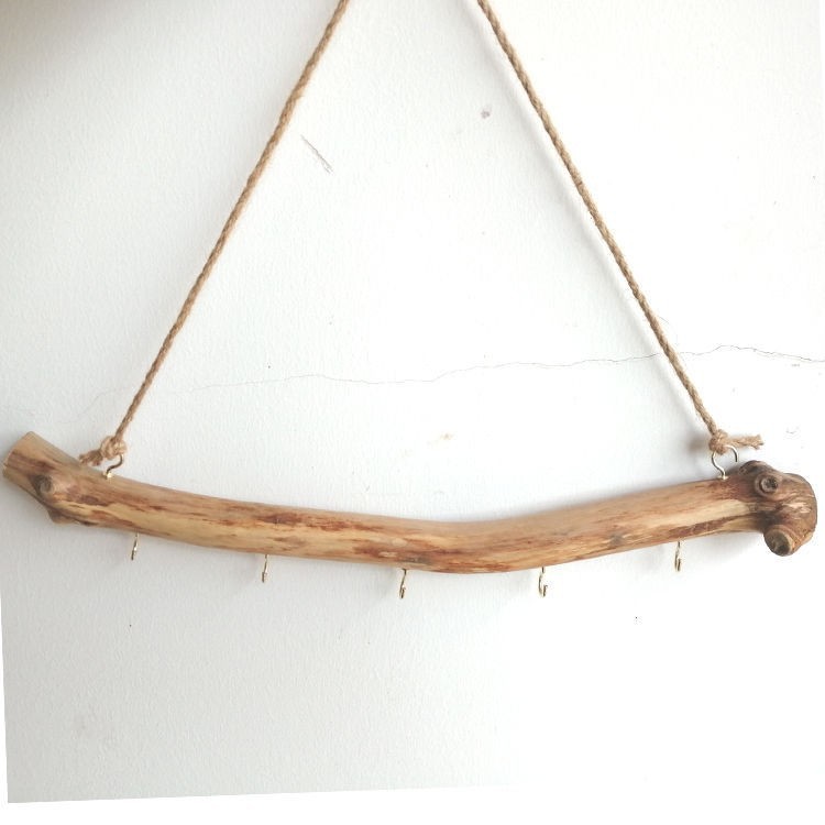 Retro Simple Style Solid Color Wood Hooks display picture 4
