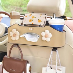 車の背もたれの棚の車の多機能車の内装は神器のティッシュの箱の前列の後ろの席の水杯の棚の女性を収納します。