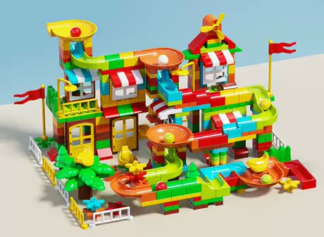 466 particle large particle large scene slide building blocks